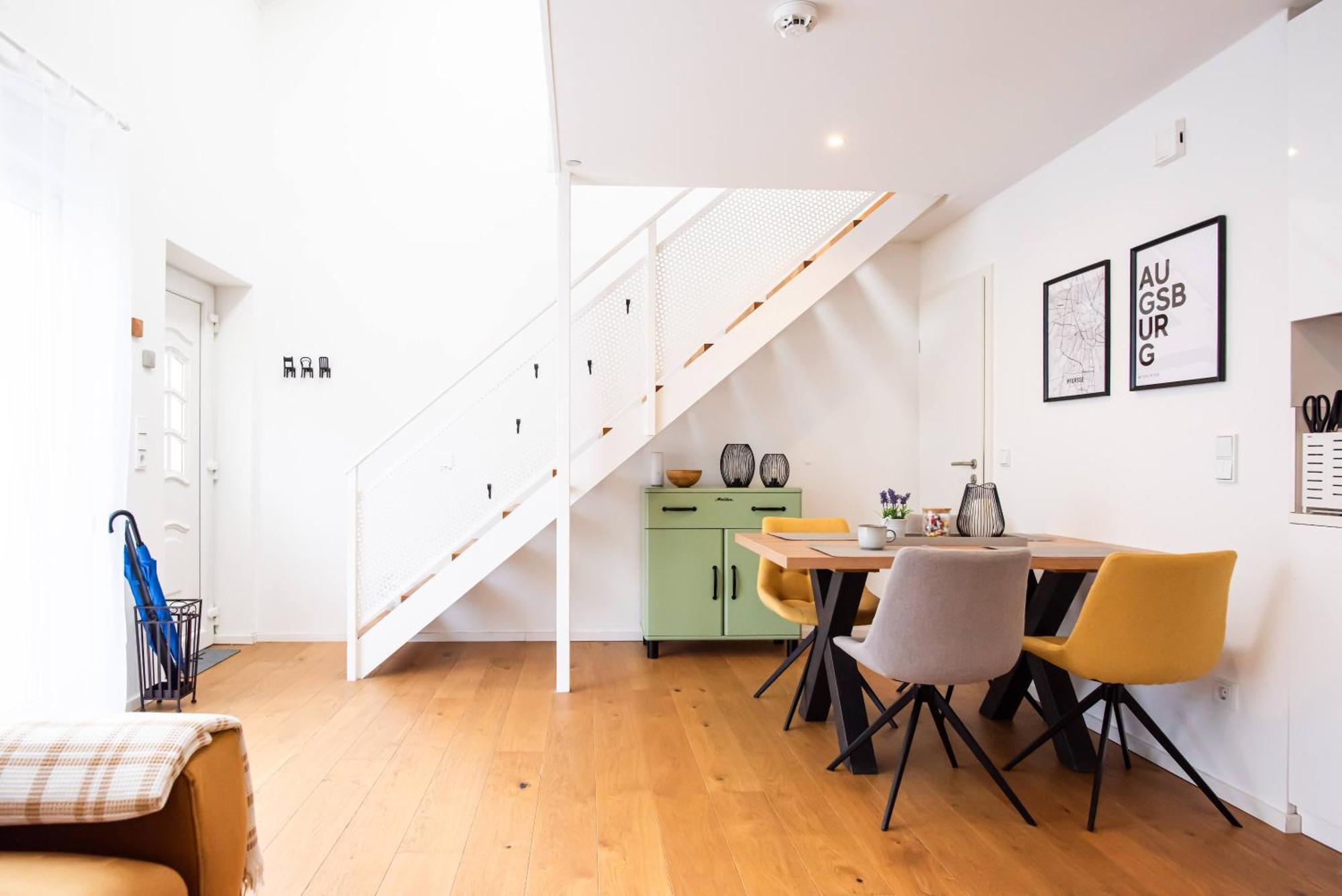 Loftartige Wohnung In Augsburg-Pfersee Eksteriør billede